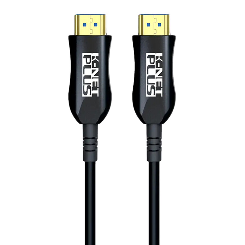 کابل HDMI 4K فیبر نوری کی نت پلاس KP-A149 طول 70 متر