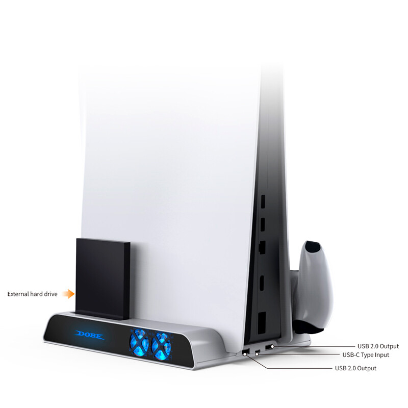 خنک کننده و شارژر دسته PS5/PS5 Slim/Pro دابی TP5-0599B