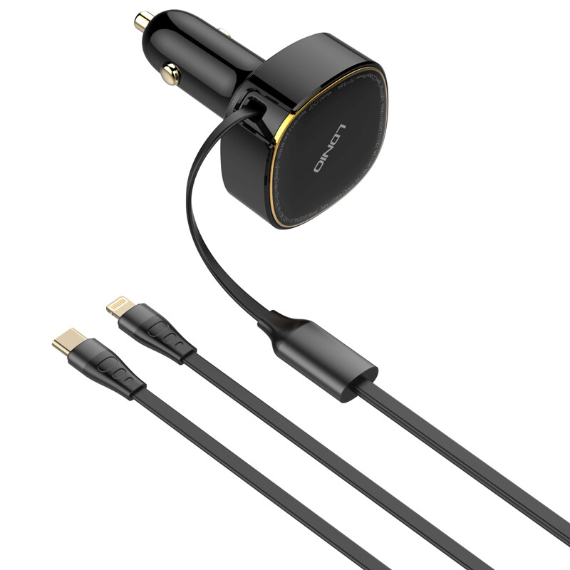 شارژر فندکی 30 وات الدینیو C107