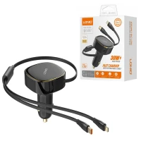 شارژر فندکی 30 وات الدینیو C107