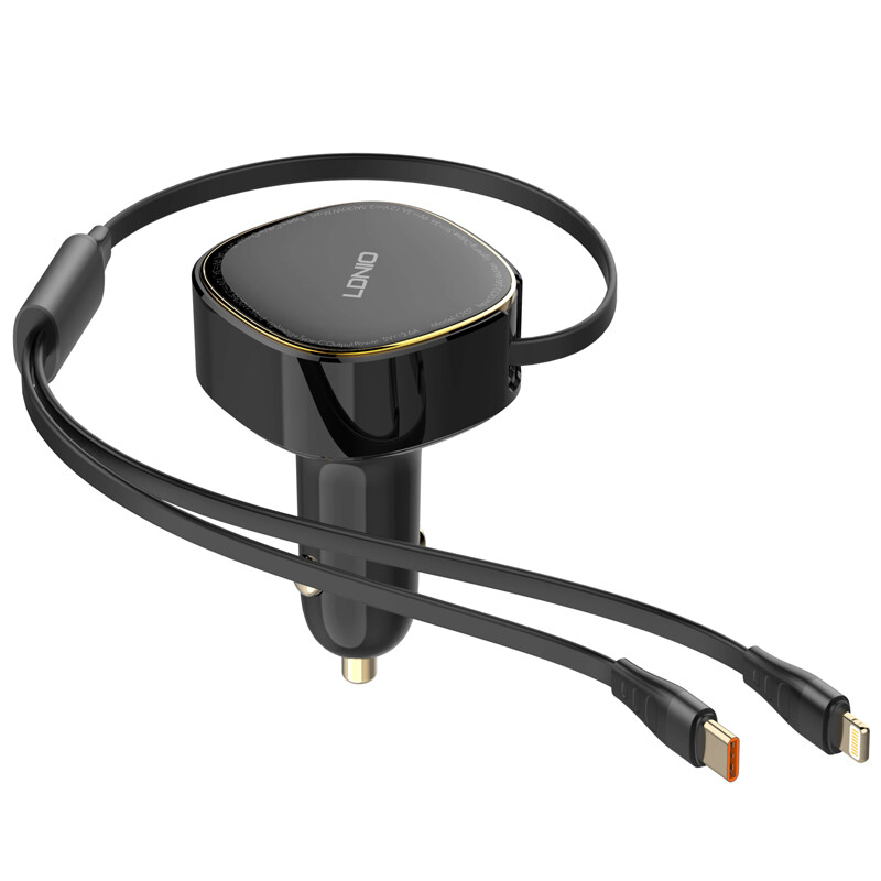 شارژر فندکی 30 وات الدینیو C107