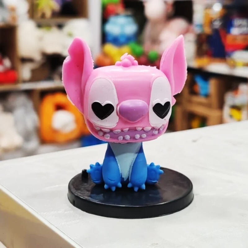 اکشن فیگور طرح Stitch & Angel کد 1879 بسته 10 عددی