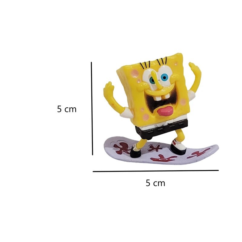 اکشن فیگور طرح شخصیت های باب اسفنجی کد 226 بسته 8 عددی