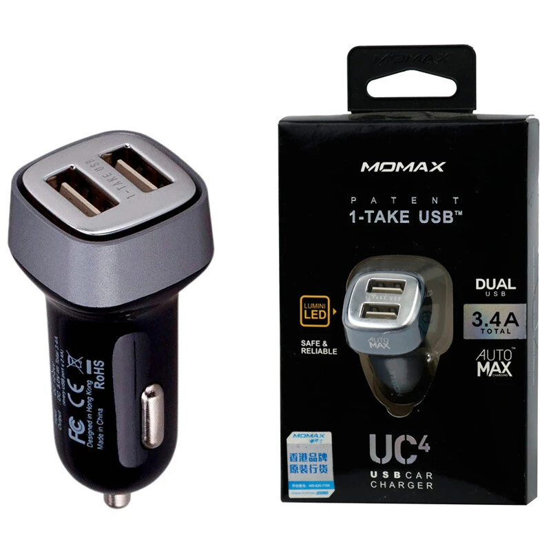 شارژر فندکی Momax UC4 3.4A