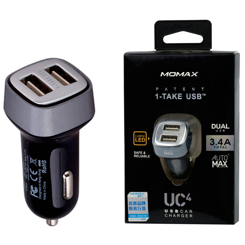 شارژر فندکی Momax UC4 3.4A