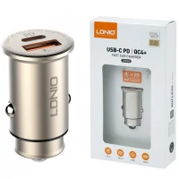 شارژر فندکی فست شارژ LDNIO C506Q 5A QC4 PD3 30W