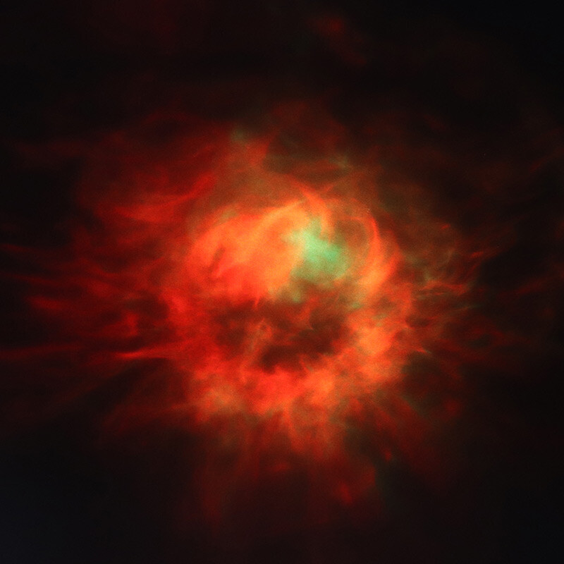 رقص نور گردان کهکشانی طرح آدم فضایی