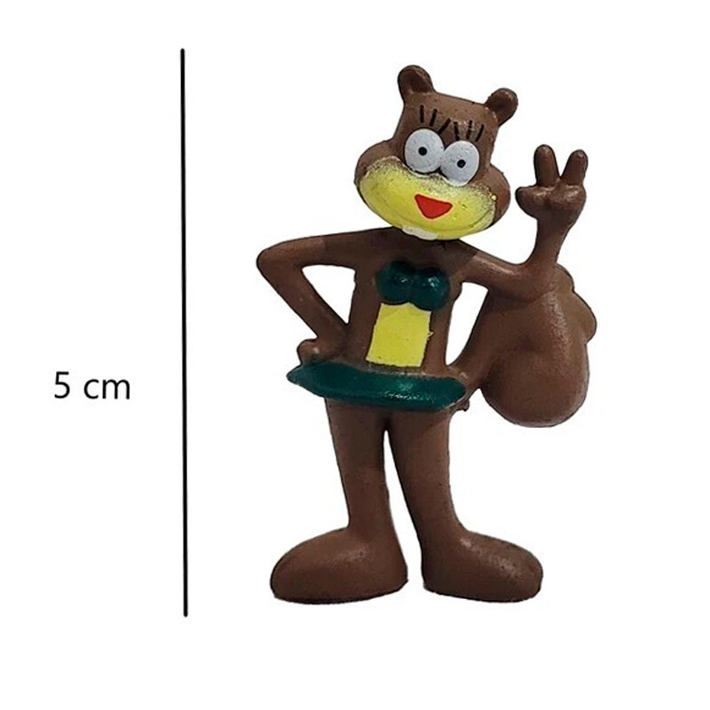 اکشن فیگور طرح شخصیت های باب اسفنجی کد 226 بسته 8 عددی