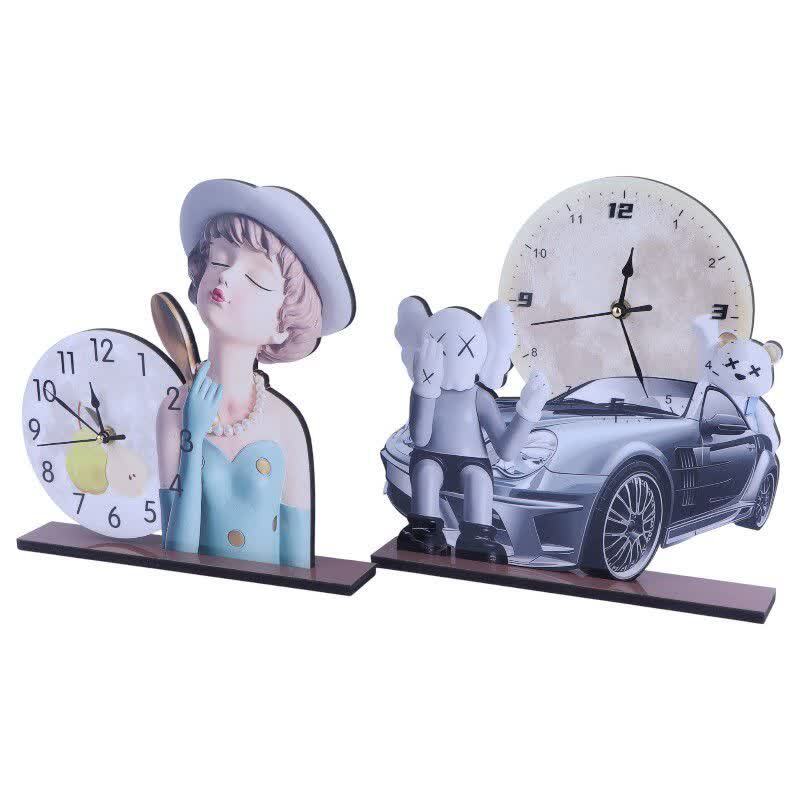 ساعت رومیزی طرح دار کد 1573