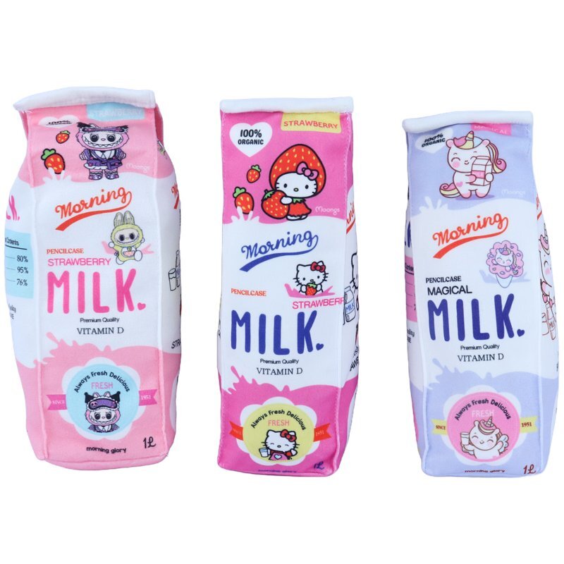 جامدادی پارچه ای طرح پاکت شیر کد R13