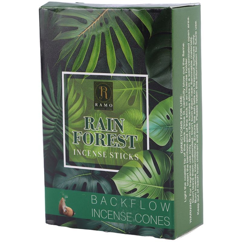 عود مخروطی جنگل بارانی Ramo بسته 10 عددی