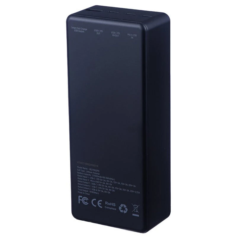 پاور بانک فست شارژ انرجایزر Ultimate UE27062PQ PD3.0 65W ظرفیت 27000 میلی آمپر ساعت