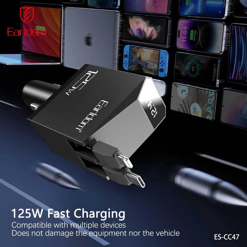 شارژر فندکی 65 وات ارلدام ES-CC47