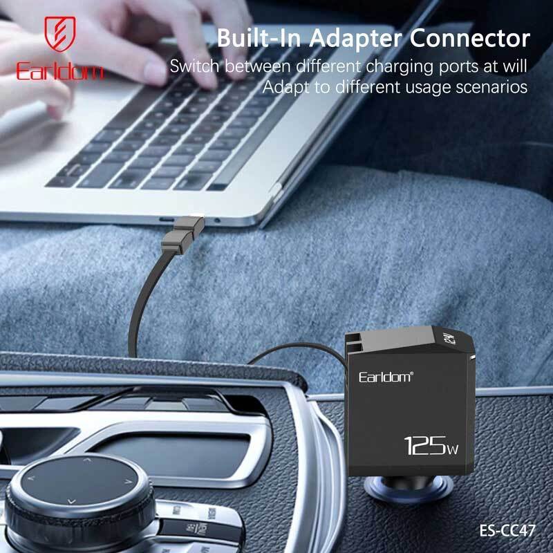 شارژر فندکی 65 وات ارلدام ES-CC47