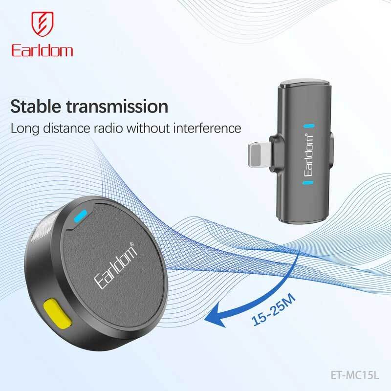 میکروفون یقه ای بی سیم Earldom MC15L