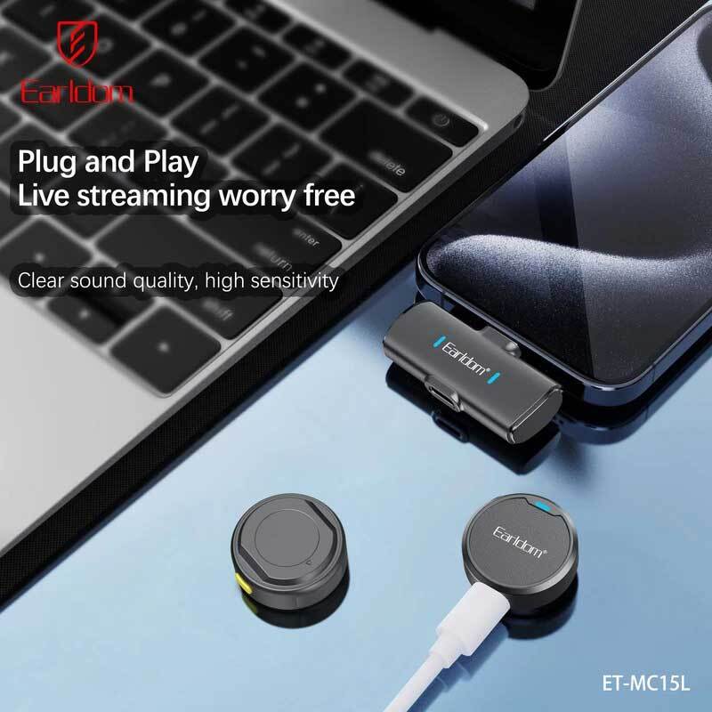 میکروفون یقه ای بی سیم Earldom MC15L