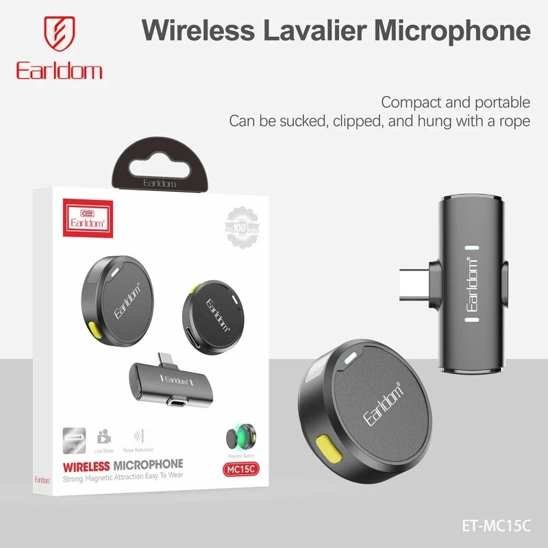 میکروفون یقه ای بی سیم Earldom MC15C