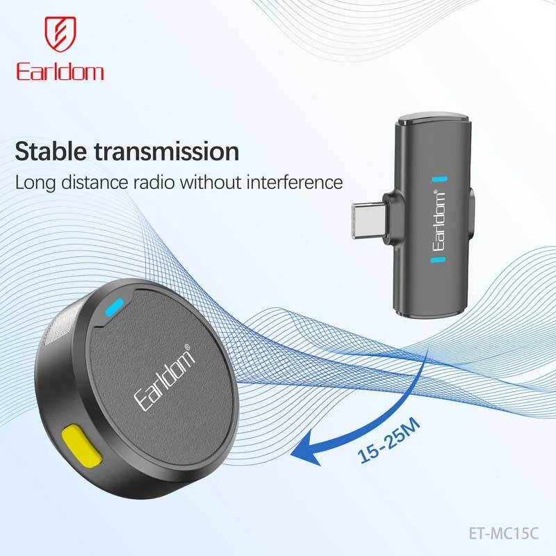 میکروفون یقه ای بی سیم Earldom MC15C