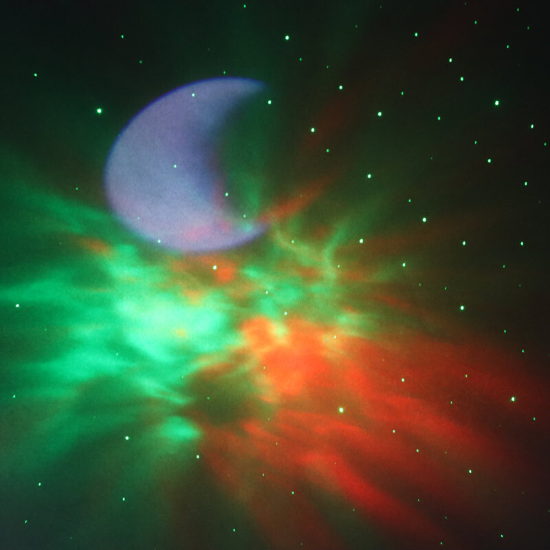 رقص نور موزیکال گردان کهکشانی طرح آدم فضایی Astronaut Start Light + ریموت کنترل