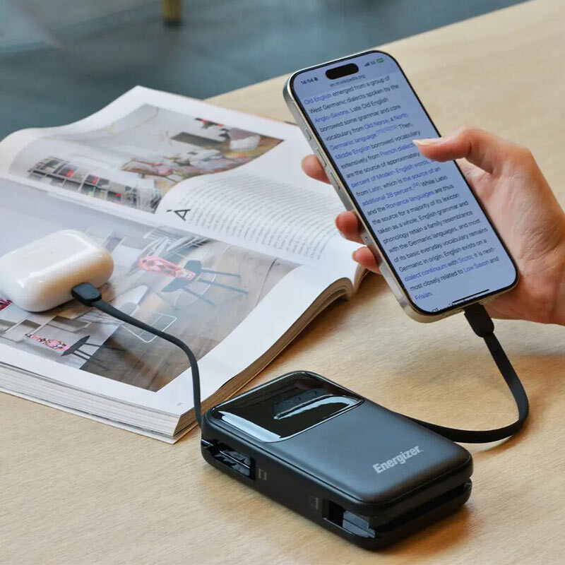 پاور بانک فست شارژ انرجایزر Ultimate UE20075PQ PD3.0 22.5W ظرفیت 20000 میلی آمپر ساعت