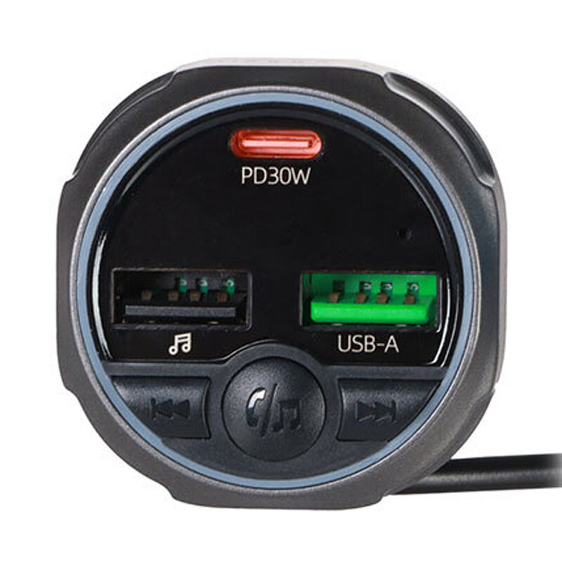 شارژر فندکی و اف ام پلیر بلوتوثی 30 وات ارلدام ET-M113