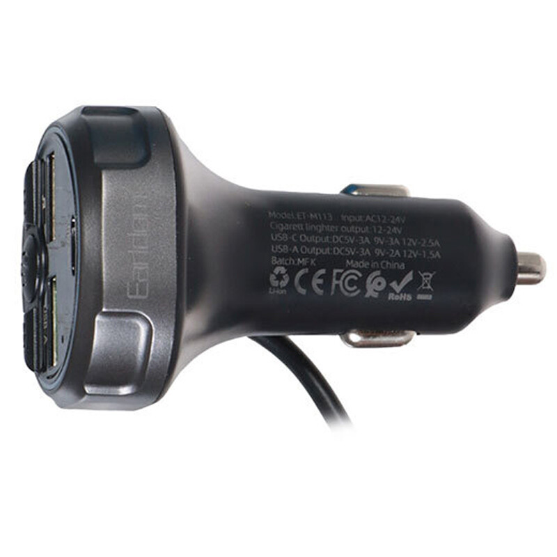 شارژر فندکی و اف ام پلیر بلوتوثی 30 وات ارلدام ET-M113