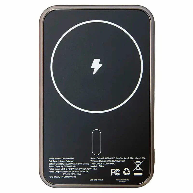 پاور بانک بی سیم فست شارژ انرجایزر Ultimate QM10005PQ PD 22.5W ظرفیت 10000 میلی آمپر ساعت
