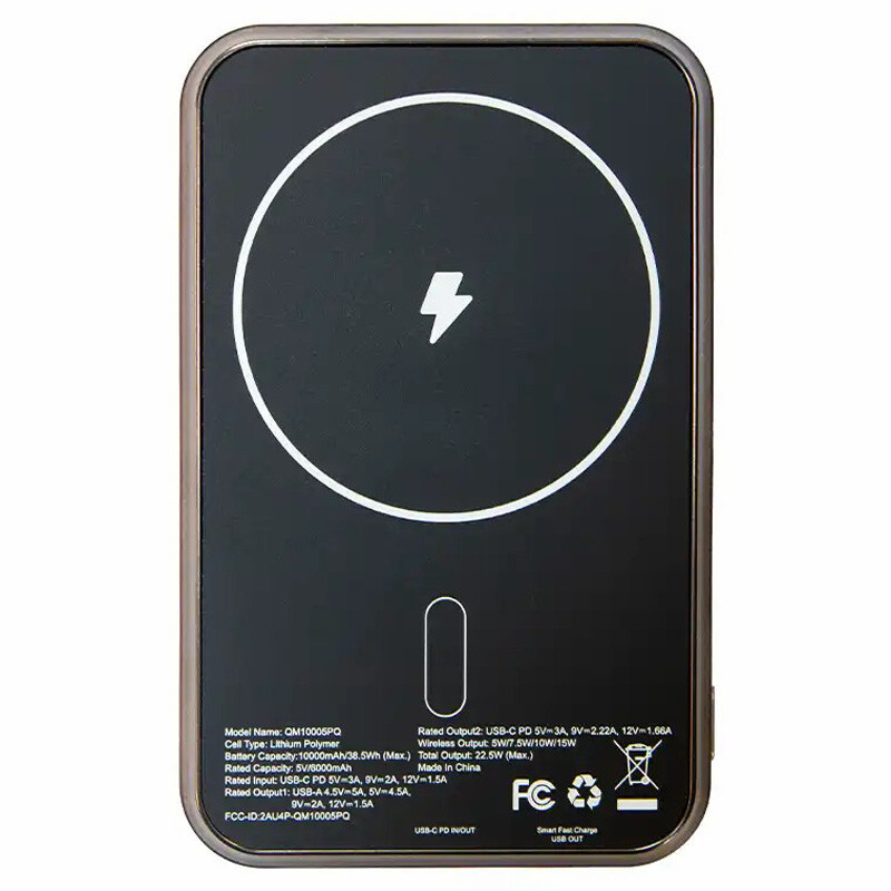 پاور بانک بی سیم فست شارژ انرجایزر Ultimate QM10005PQ PD 22.5W ظرفیت 10000 میلی آمپر ساعت