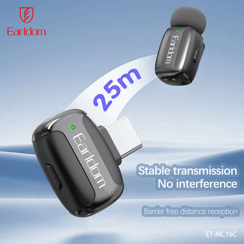 میکروفون یقه ای بی سیم Earldom ET-MC16C