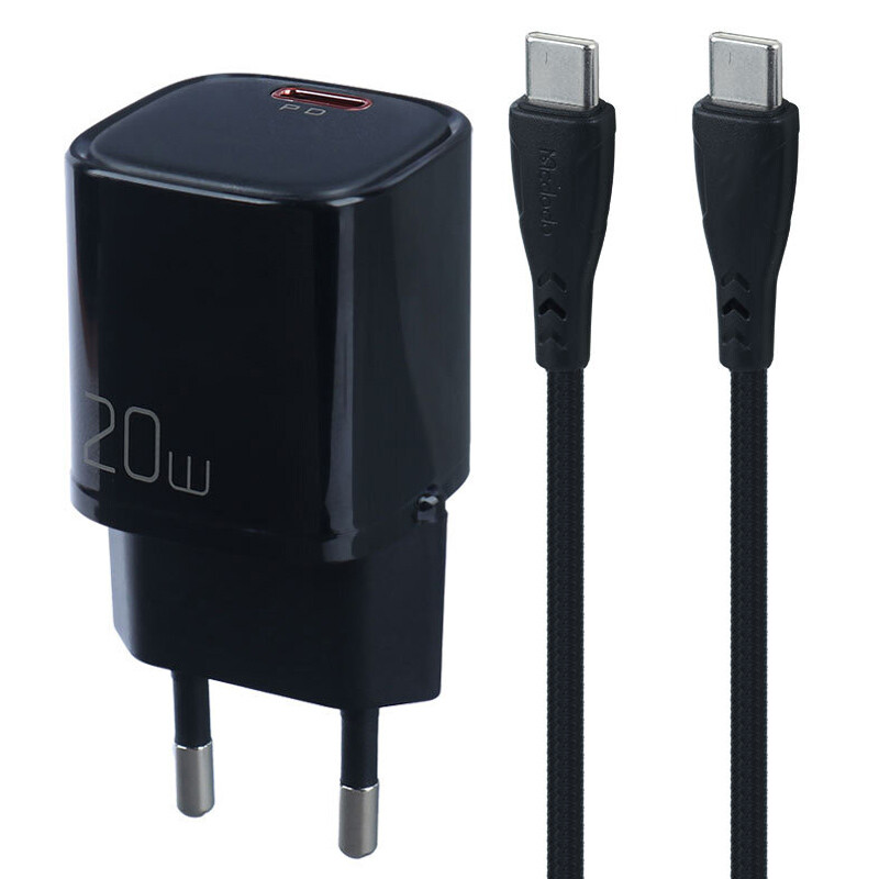 شارژر دیواری 20 وات مک دودو CH-469 PD 3A + کابل تبدیل تایپ سی