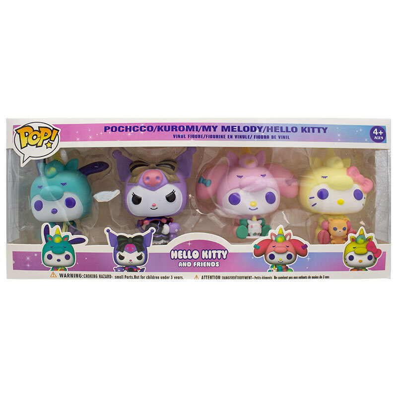 اکشن فیگور طرح Sanrio بسته 4 عددی کد 1