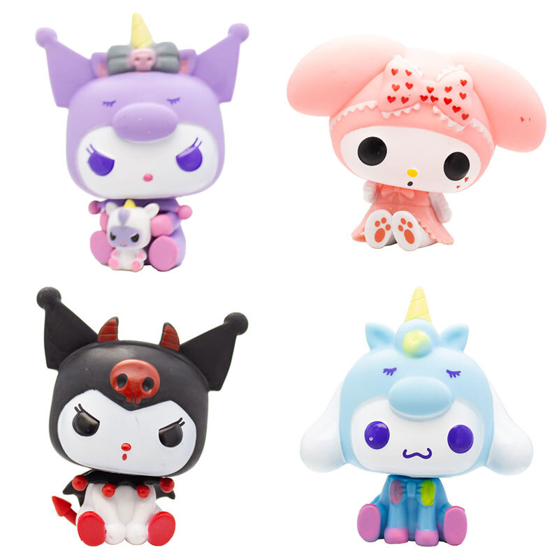 اکشن فیگور طرح Sanrio بسته 4 عددی کد 2