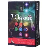 عود مخروطی هفت چاکرا Ramo بسته 10 عددی