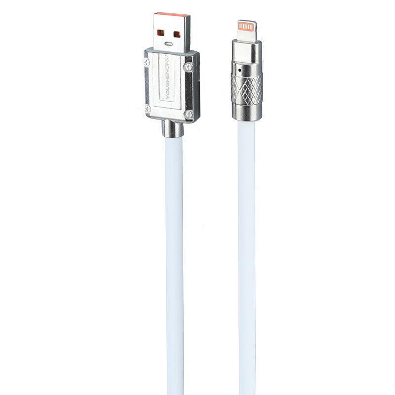 کابل لایتنینگ فست شارژ 6 آمپر You Shenq Ku K-36 طول 1متر