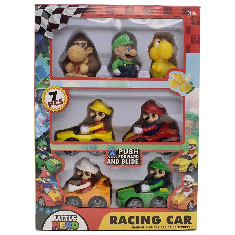 اکشن فیگور Little Hero طرح سوپر ماریو بسته 7 عددی کد 2