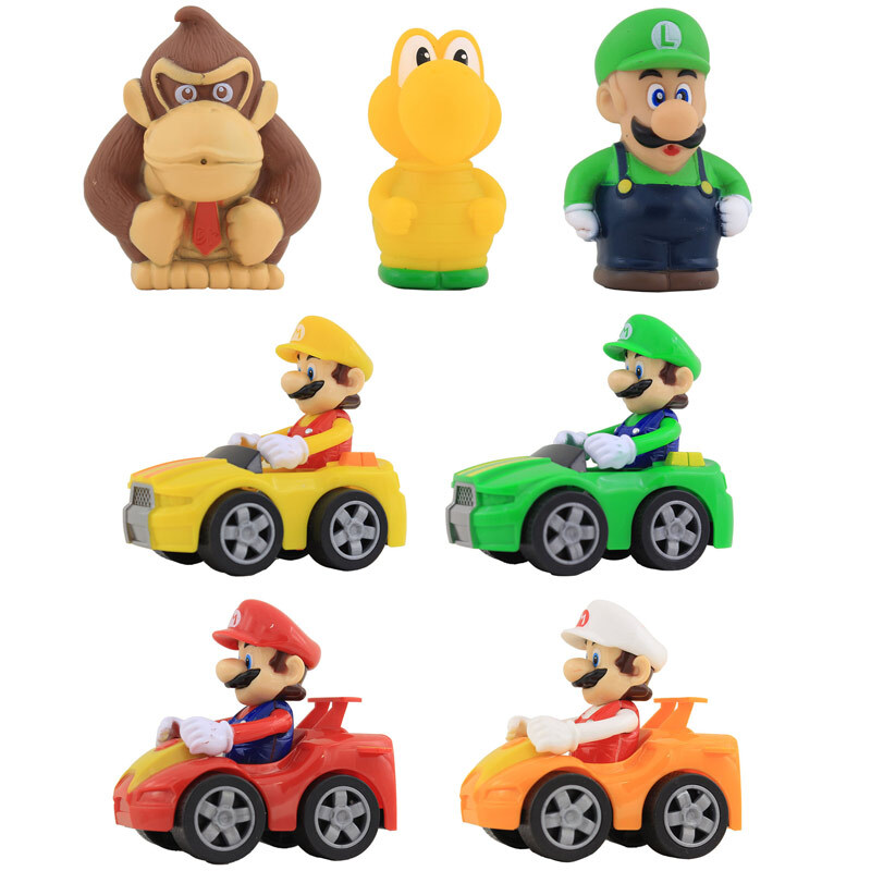 اکشن فیگور Little Hero طرح سوپر ماریو بسته 7 عددی کد 2