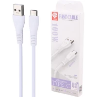 کابل تایپ سی فست شارژ 100 وات You Shenq Ku K-34 طول 1 متر