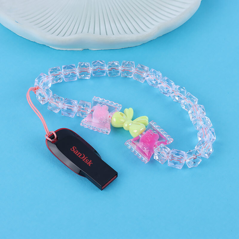 آویز فلش و موبایل طرح شکلاتی کد 2