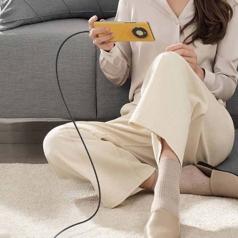 کابل دو سر تایپ سی فست شارژ 100 وات اوریکو GQZB100-10 طول 1 متر