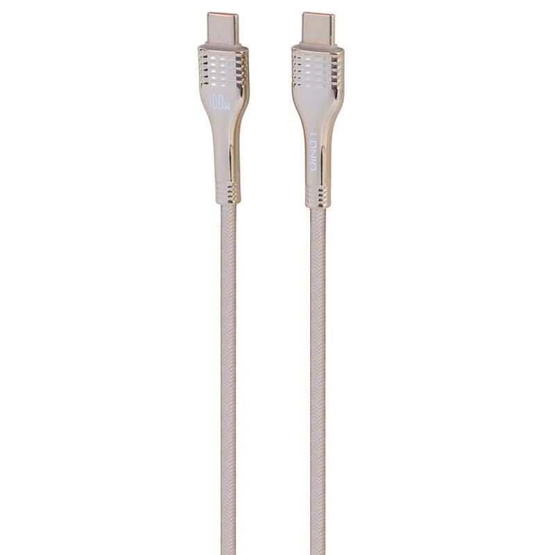 کابل دو سر تایپ سی فست شارژ 100 وات الدینیو LC651C طول 1 متر