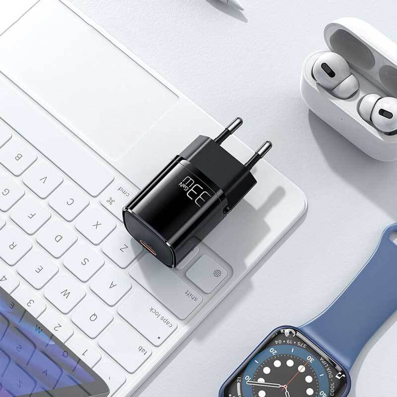 شارژر دیواری 30 وات مک دودو CH-008 3A PD + کابل تایپ سی