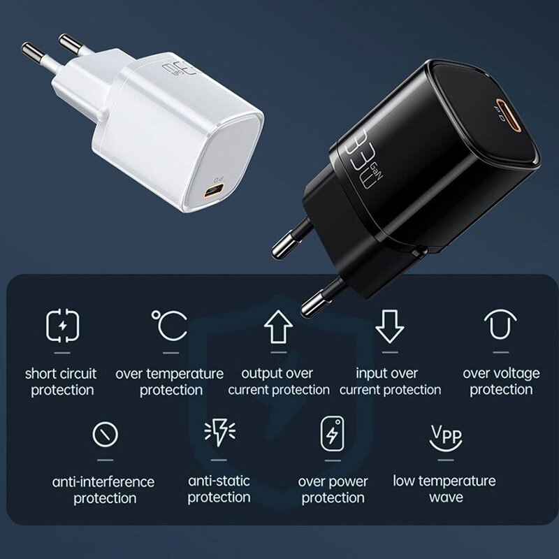 شارژر دیواری 30 وات مک دودو CH-008 3A PD + کابل تایپ سی