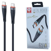 کابل دو سر تایپ سی فست شارژ 65 وات You Shenq Ku K-64 طول 1 متر