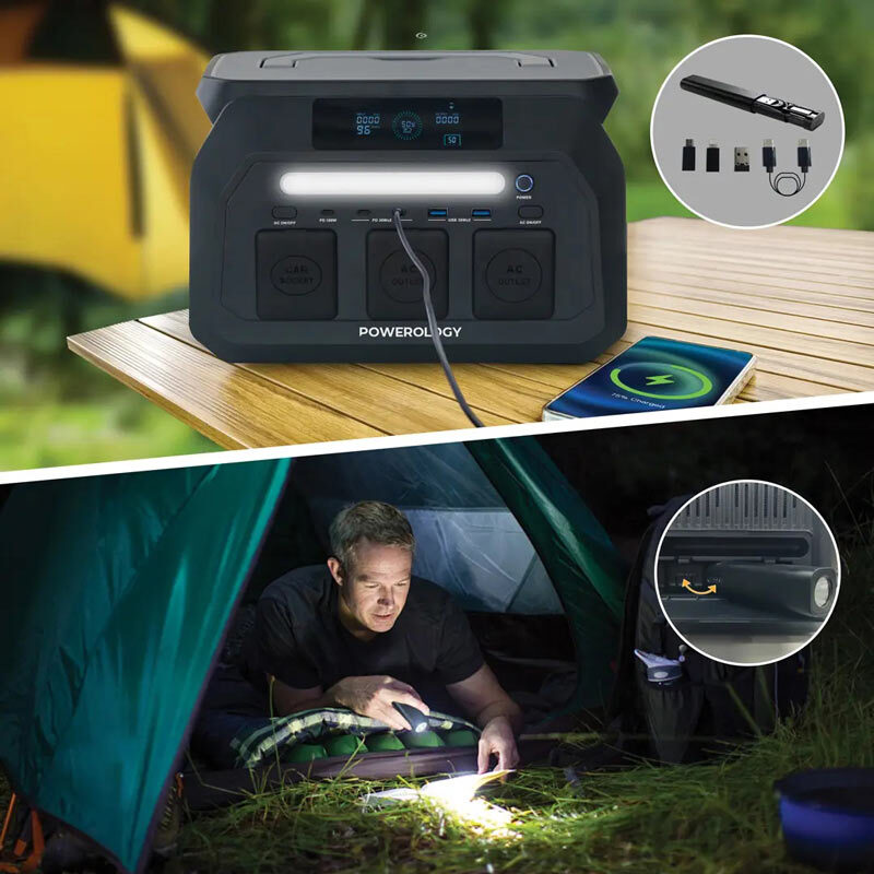 پاور استیشن پاورولوژی PWP800WBK 800W ظرفیت 20000 میلی آمپر ساعت