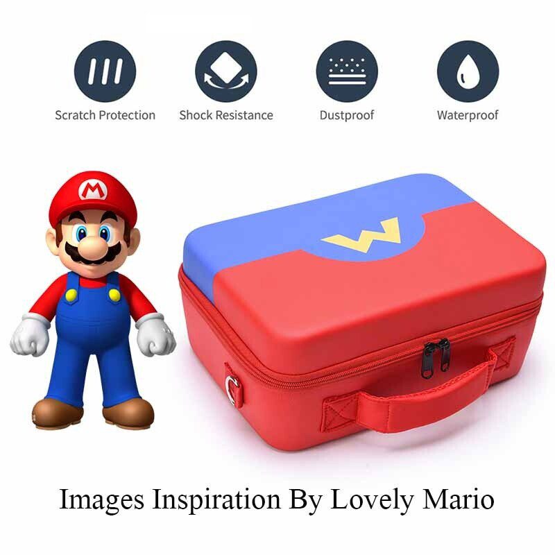 کیف کنسول بازی Nintendo Switch 2 طرح Super Mario Logo