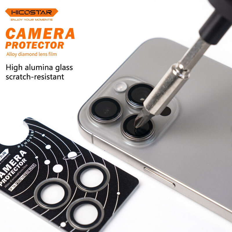 محافظ لنز رینگی Hicostar آیفون iPhone 16 Pro / 16 Pro Max