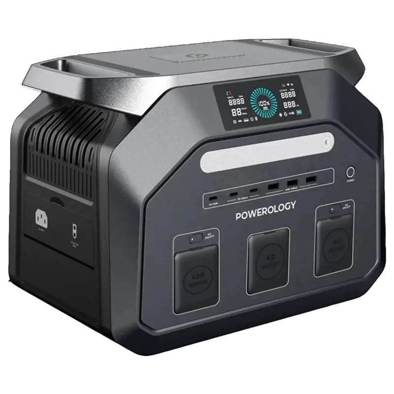پاور استیشن پاورولوژی PWP1800WBk 1800W ظرفیت 20000 میلی آمپر ساعت