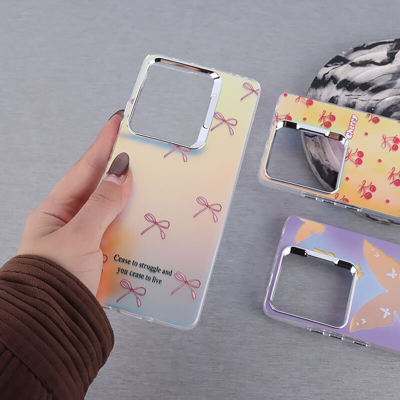 قاب هولوگرامی دور محافظ لنز متال