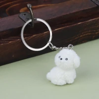 جاکلیدی مخملی طرح سگ کد 1