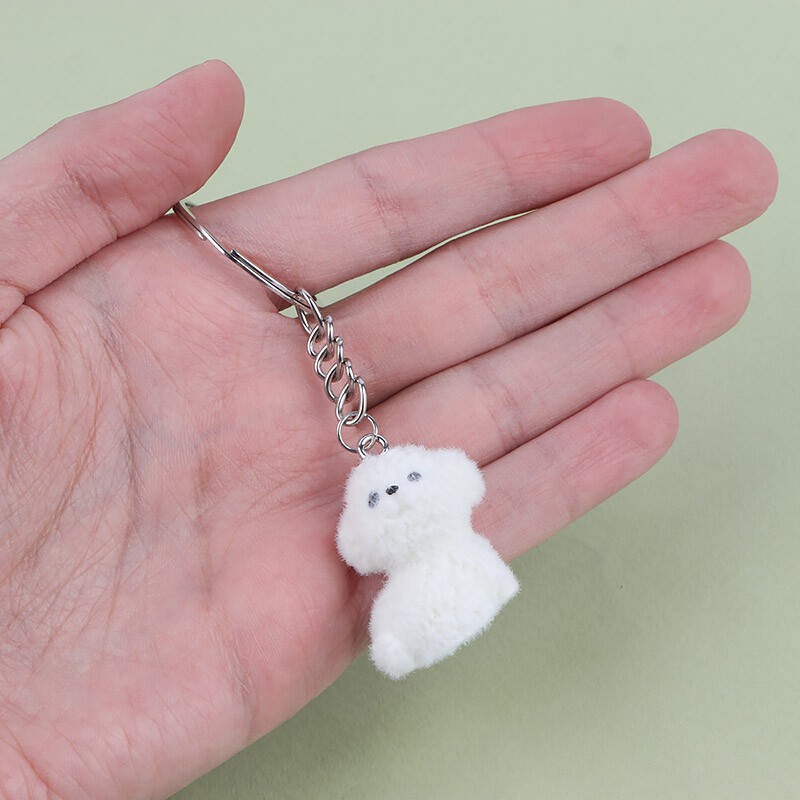 جاکلیدی مخملی طرح سگ کد 1